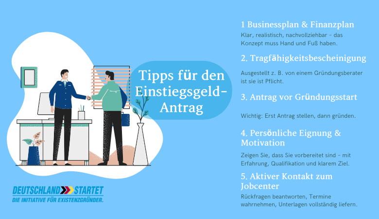Tipps für den Einstiegsgeld-Antrag